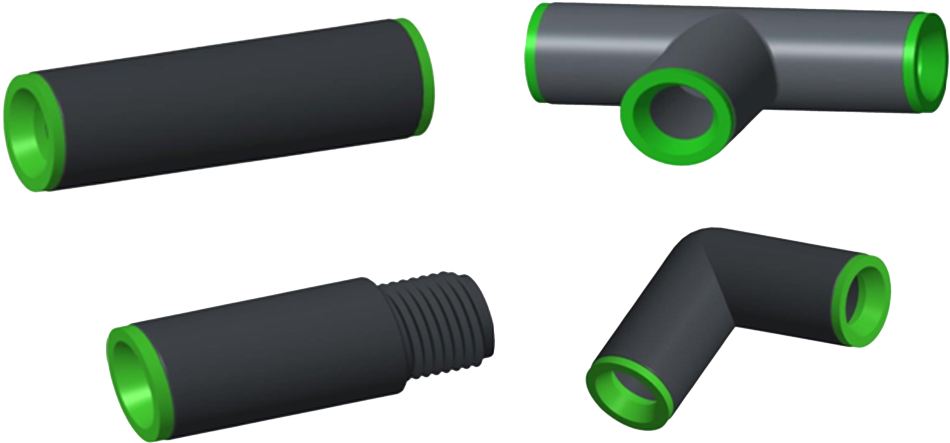  FULL FLOW DRIP COMPRESSION FITTINGS
